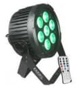 Ibiza Light PARLED712IR 7 x 12W 6-in-1 RGBWA-UV PAR CAN User manual
