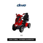 Drive DeVilbiss S43094 Drive Scout Venture Mobility Scooter Instructions for use