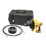DeWalt DCD200 Drain auger instruction manual
