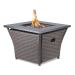 Blue Rhino GAD15253B Square Outdoor Fire Table Owner's Manual