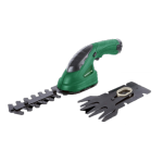 Gardenline GL36GS 3.6V CORDLESS MINI TRIMMER User manual