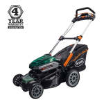 Scotts 60040S 19 in. 40-Volt Lithium-Ion Cordless Battery Walk Behind Push Mower 5 Ah Battery and Charger Included Owner's Manual