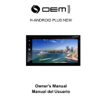 OEM H-ANDROID PLUS NEW Owner's Manual