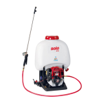Solo 433 Gas-Powered Backpack Sprayer Instruction manual
