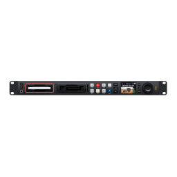 Blackmagic HyperDeck  Manuale di istruzioni | Manualzz