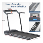 Sunny SF-T722054 Pegasus Connected Folding Treadmill User Manual