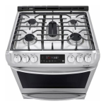 LG Electronics LSD4913ST Dual Fuel Range Installation Guide