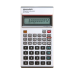 Sharp EL-506H Scientific Calculator Manual