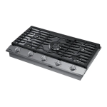Samsung NA30N6555TS 30-in 5 Burners Stainless Steel Gas Cooktop User manual