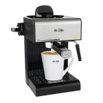 Mr. Coffee BVMC-ECM170 Café 20-Ounce Steam Automatic Espresso and Cappuccino Machine Product Manual