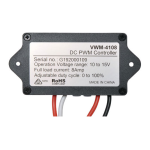 Manson VWM-4108 12VDC 8A PWM motor speed &amp; light dimmer controller User Manual
