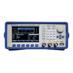 Peaktech P 4046 2CH arbitrary waveform generator, 1 μHz -160 MHz Owner's Manual