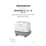 Mastervolt Whisper 12, Whisper 6, Whisper 8 User Manual