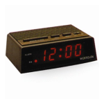 Westclox LED Digital Alarm Clock Owner Manual