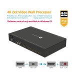 Gofanco PRO-VideoWallv2 Prophecy 4K 2x2 Video Wall Processor User's guide