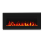 Real Flame 1360E-BK Corretto 72 in. Electric Wall-Mount Electric Fireplace Manual