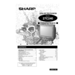 Sharp 27C240 Service manual