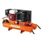 RIDGID GP90150RB 9-Gal. Portable Gas-Powered Air Compressor (Reconditioned) Instructions
