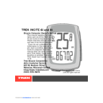 trek bicycle computer manual Trek Incite Bicycle Computer User Manual