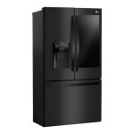 LG LFXS28596D InstaView Smart Wi-Fi Enabled 27.5-cu ft French Door Refrigerator Dimensions Guide