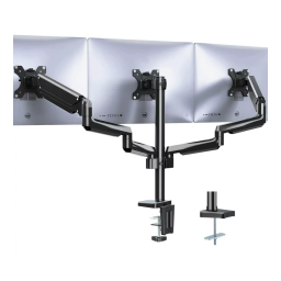 Triple Monitor Desk Mount M003, M003-W Installation Manual | Manualzz