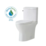 Glacier Bay GBTO201 Caspian 2-Piece 1.1/1.6 GPF Dual Flush Elongated Toilet Especificación