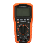 Klein Tools MM600 Digital Multimeter, Auto-Ranging, 1000V Instruction manual
