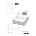 Casio CE-6100 User's Manual