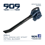 909 KSBL26CCG Instruction Manual - Powerful Petrol Blower