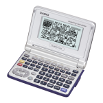 Casio fx-9860G Slim Calculator Anv&auml;ndarmanual