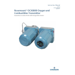 Rosemount OCX 8800 O2 / Combustibles Transmitter Hazardous Area Instruction manual