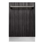 Asko DFI652 24 Inch Built In Dishwasher Spec Sheet