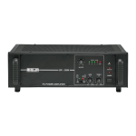 Ahuja BR-250M 250 WATTS High Wattage PA Power Amplifier Operation Manual