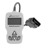Actron AutoScanner OBD II Scan Tool CP9575 User manual