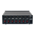 Adcom GFA-7605 AV receiver Owner's manual