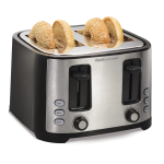 Hamilton Beach 24633 Extra-Wide Slot 4-Slice Toaster Use and Care Guide