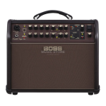 Boss Acoustic Singer Live Acoustic Amplifier El manual del propietario
