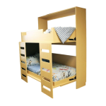 BREDABEDS URBAN STACK BUNK BED Assembly Instructions Manual