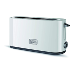 Black &amp; Decker BXTO1001E Toaster Manuel utilisateur