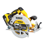 DeWalt DCS570BW205 20-Volt MAX XR Li-Ion Brushless Cordless 7-1/4 in. Circular Saw with Brake (Tool-Only) with 20-Volt Li-Ion Battery 5 Ah Instruction manual