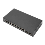 Digitus DN-80067 8-Port Gigabit + 2 Gigabit SFP Ethernet, Unmanaged Switch Hızlı başlangı&ccedil;   Kılavuzu