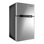 Costway EP22672 3.2 cu ft. Compact Stainless Steel Refrigerator Use &amp; Care Manual