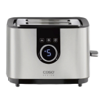 Caso Selection T 2 Design toaster for 2 slices of bread Bedienungsanleitung