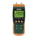 Extech Instruments SDL710 Differential Pressure Manometer/Datalogger Manuale utente