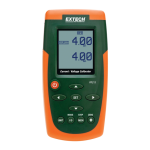 Extech Instruments PRC15 Current and Voltage Calibrator/Meter Manuel utilisateur
