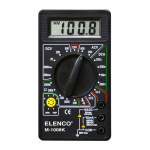 Elenco Electronics M1008K Compact Digital Multimeters KIT Instruction manual