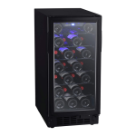 EdgeStar BWR301BL 15 Inch Wide 25 Bottle Built-In Single Zone Wine Cooler with Reversible Door and LED Lighting Owner Manual