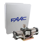FAAC 450 MPS Control Panel Installation Instructions Manual