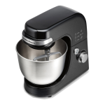 Hamilton Beach 63390 4 qt. 7-speed Black Stand Mixer Use and care guide