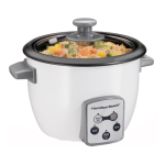 Hamilton Beach 37506 6 Cup Capacity (Cooked) Digital Rice Cooker Use and Care Guide